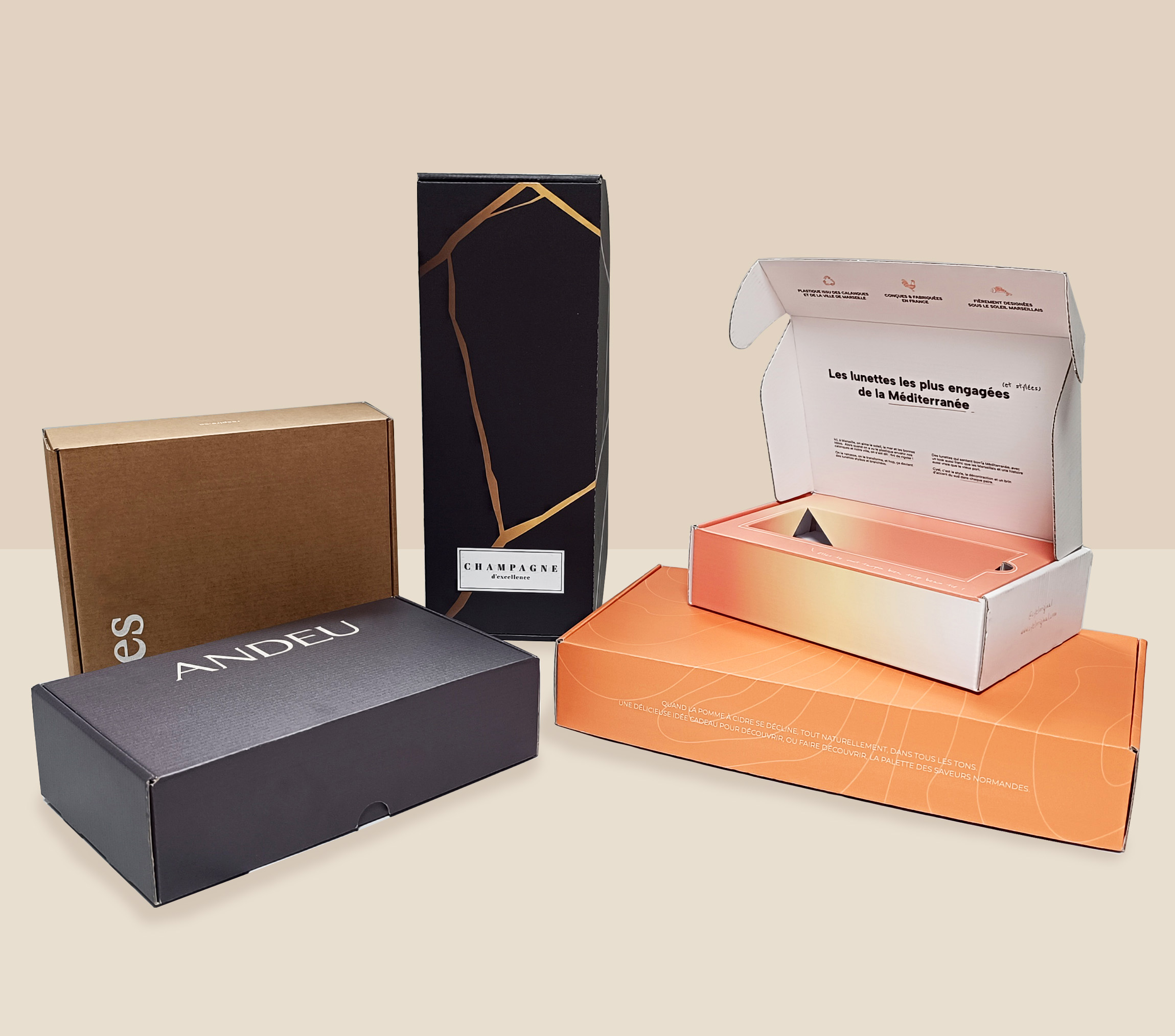 boite caisse emballage carton ondule sur mesure