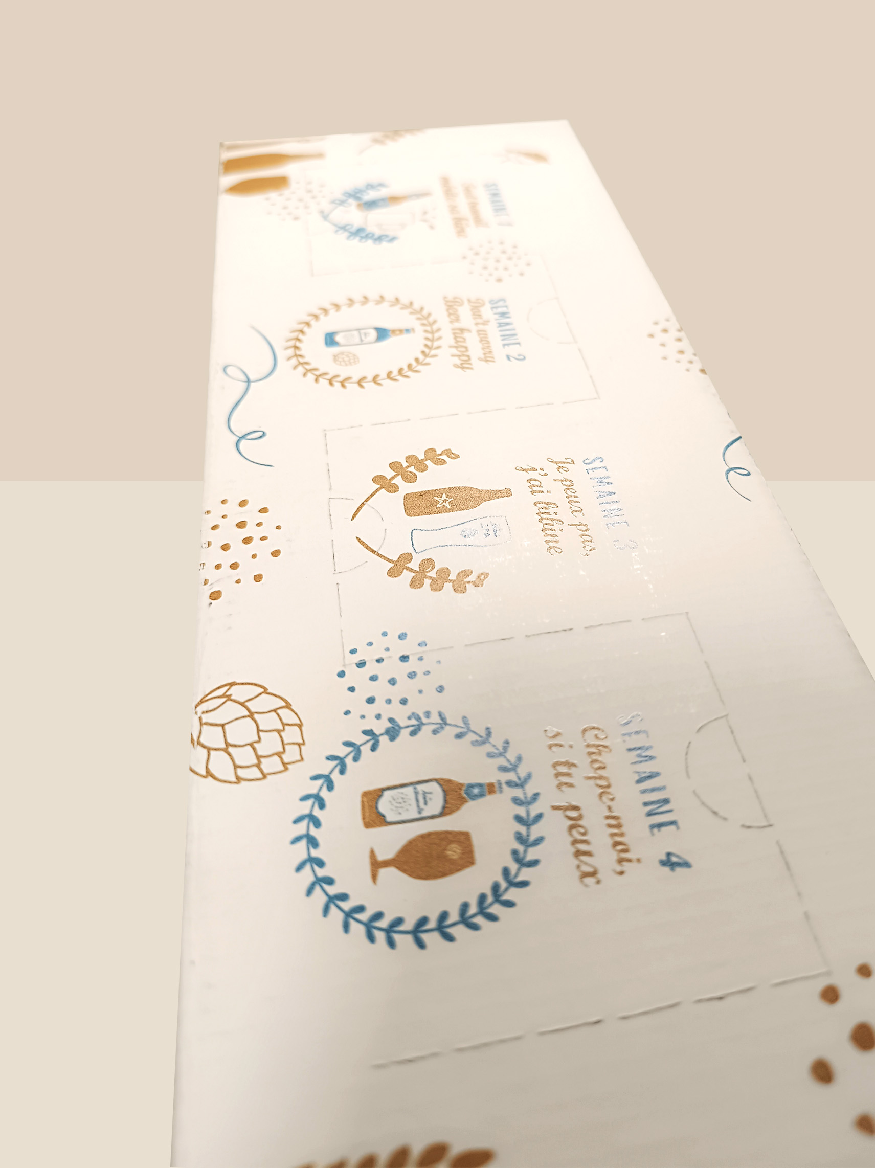 calendrier avent carton ondule sur mesure duthoit 10