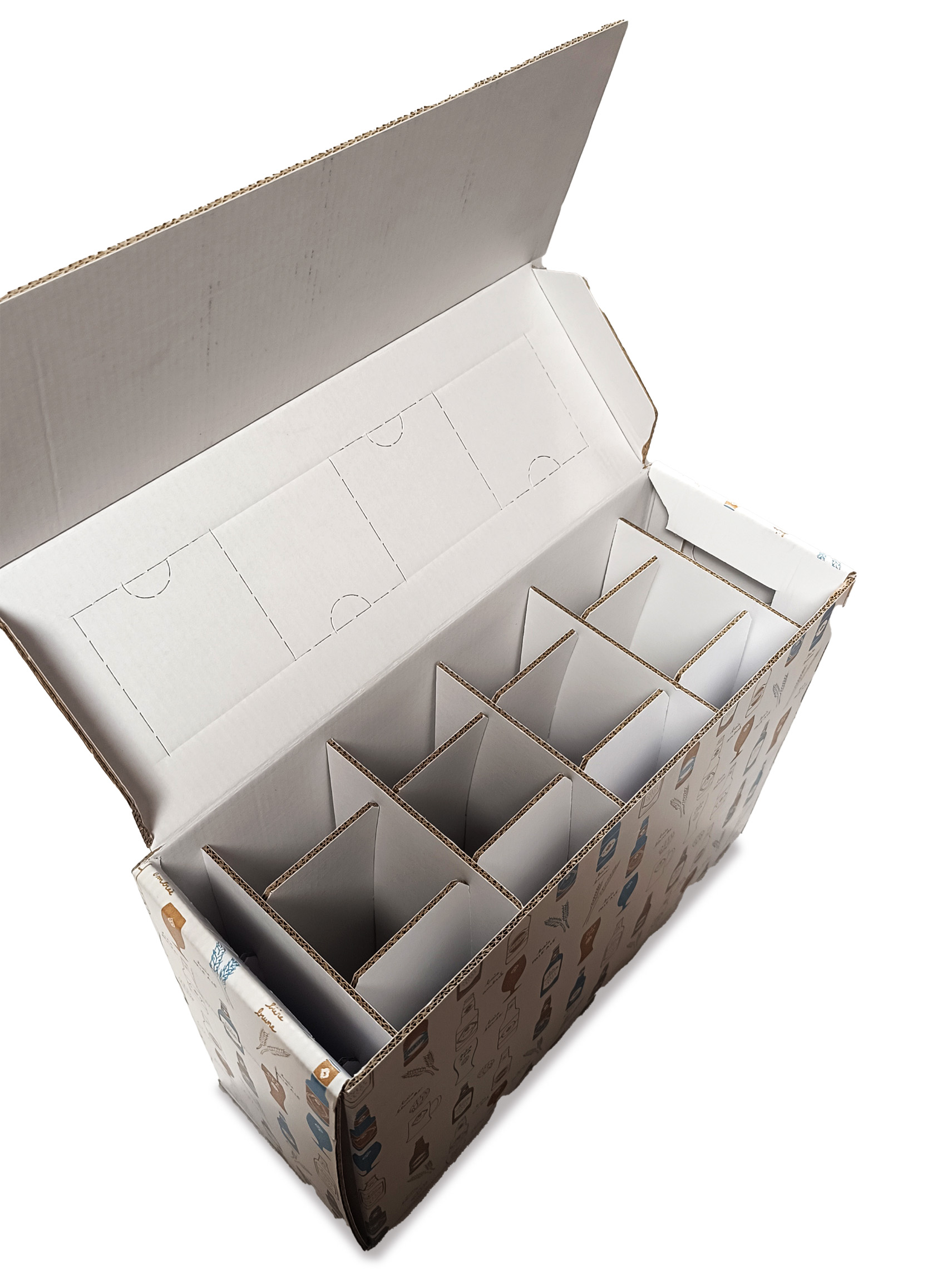 calendrier avent carton ondule sur mesure duthoit 11