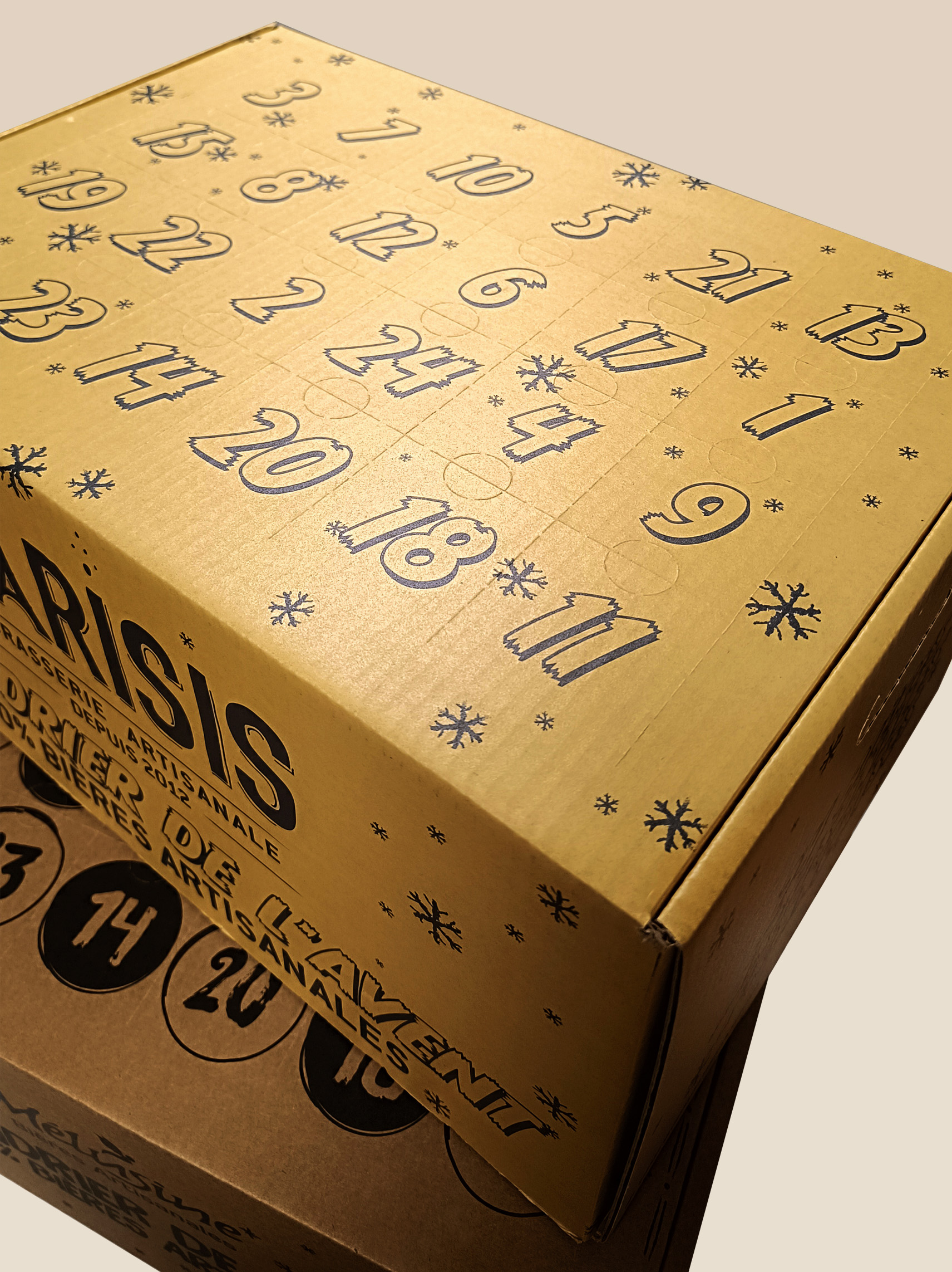 calendrier avent carton ondule sur mesure duthoit 5